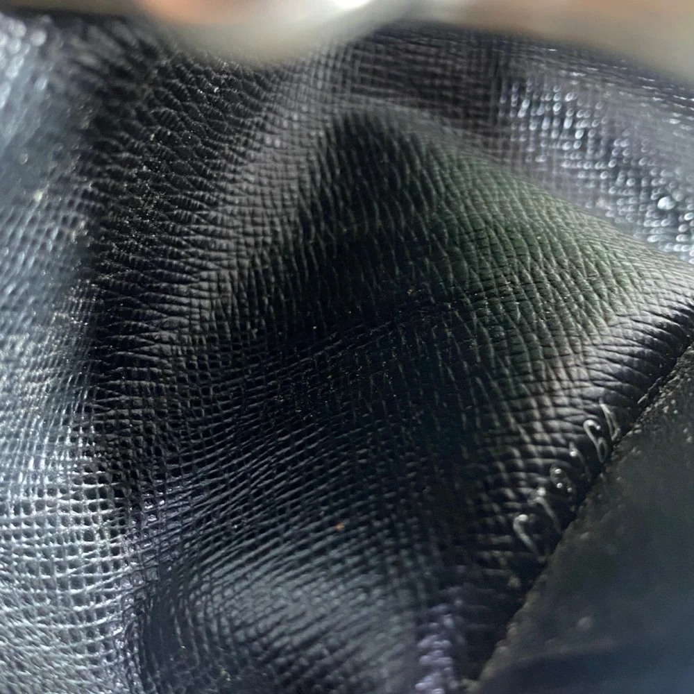 Authentic Louis Vuitton Black Damier Graphite Key Pouch